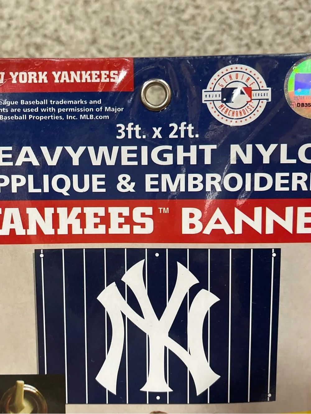 MLB New York Yankees Navy White Red Banner